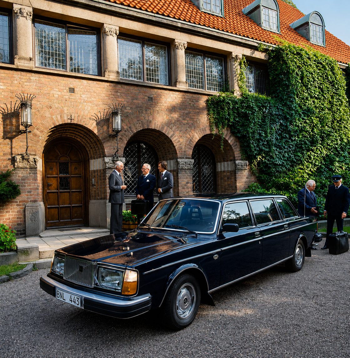 Volvo 264 TE — limousine d'État au V6 PRV (carrosserie Bertone)